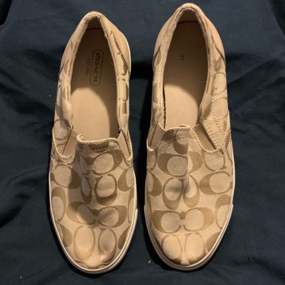 Authentic Coach Allegra slip on sneakers